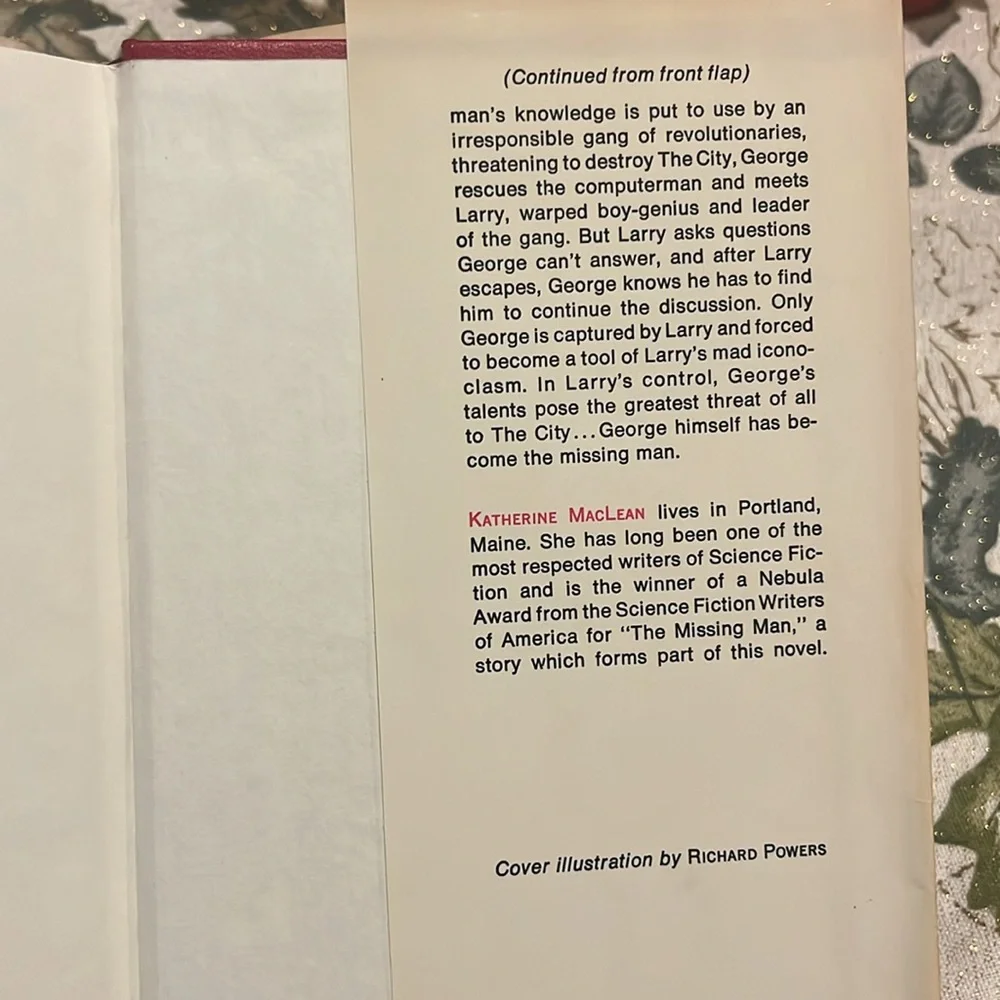 Missing Man Hardcover – January 1, 1975 by Katherine MACLEAN EUC